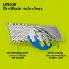 Philips Norelco OneBlade 360 Bıçaklar, OneBlade Elektrikli Tıraş Makinesi ve Düzeltici için Orijinal Yedek Bıçaklar, 4lü Paket, QP440/80