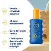 NIVEA SUN SPF30 Güneş Koruyucu ve Nemlendirici Vücut Spreyi 200ml, UVA UVB Koruması, Suya Dayanıklı
