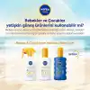 NIVEA SUN SPF30 Güneş Koruyucu ve Nemlendirici Vücut Spreyi 200ml, UVA UVB Koruması, Suya Dayanıklı