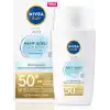 NIVEA SUN SPF50+ Hafif Dokulu Güneş Koruyucu Yüz Kremi 40ml, Yüksek Güneş Koruyucu, Erken Yaşlanma Karşıtı, Tüm Cilt Tipleri