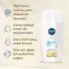 NIVEA SUN SPF50+ Hafif Dokulu Güneş Koruyucu Yüz Kremi 40ml, Yüksek Güneş Koruyucu, Erken Yaşlanma Karşıtı, Tüm Cilt Tipleri