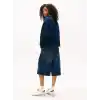 Tommy Jeans Bisiklet Yaka Düz Lacivert Kadın Sweatshırt BXY BADGE CREW EXT