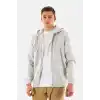 Tommy Jeans Erkek kapüşonlu sweatshirt, fermuarlı, bayrak, fermuarlı, Thru kapüşonlu