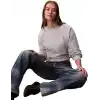 Calvin Klein LS ARCHIVE LOGO FRENCH TERRY RLX Sweatshirt Kadın