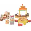 EPOCH Sylvanian Families Hamburger Standı Oyuncak Seti, Çok Renkli, Plastik, Latte Kedi Baba Figürü Dahil