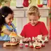 EPOCH Sylvanian Families Hamburger Standı Oyuncak Seti, Çok Renkli, Plastik, Latte Kedi Baba Figürü Dahil