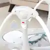 Ingenuity ConvertMe 2si 1 Arada Kompakt Taşınabilir Bebek Salıncağı ve Bebek Koltuğu, Pille Çalışan Titreşimler, Otomatik Sallanma, Doğa Sesleri - Nash