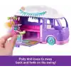 POLLY POCKET™ Muhteşem Karavan Polly Pocket Muhteşem Karavan, bebek ve evcil hayvan oyun seti, kamp ve yiyecek temalı aksesuarlar, seyahat oyuncağı JCC32