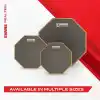 Evans RealFeel - Davul Alıştırma Pedi - Davul Pedi - Davulcu Uygulama Pedi - Kauçuk ve Neopren, 2 Taraflı, 15 cm