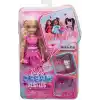 Sarı saçlı ve eklemleri bükülebilen Barbie Dream Besties Malibu bebek ve aksesuarları, makyaj temalı oyuncaklar, JKP50