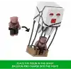 Mattel Minecraft Filmden ilham alan aksiyon figürü seti, ışıklar, sesler ve ateş topu fırlatma özelliğiyle balon figürü, fırlatıcı ve disk, piglin savaşçısı, JFB69
