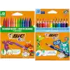 BIC Plastidecor Pastel Boya ve Evolution Jumbo Kuru Boya Seti (12li + 12li)
