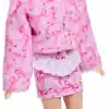 Barbie Cutie Reveal bebek ve aksesuarları, Yumuşak Dostlar Serisi kuzucuk, renk değişimi ve mini evcil hayvan dahil 10 sürpriz, JJP66