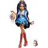 Mavi bluzu ve siyah şortuyla Monster High Robecca Steam bebek, evcil penguen Kaptan Penny ve uçuş gözlüğü ile çanta gibi 7 aksesuar, JMB81