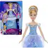 Mattel Disney Prensesi Cinderella Sihirli değnek sallandığında ışıkları yanan ve sesler çıkaran elbisesi ile, filmden ilham alan Balo Elbiseli Cinderella, JBF94