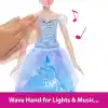 Mattel Disney Prensesi Cinderella Sihirli değnek sallandığında ışıkları yanan ve sesler çıkaran elbisesi ile, filmden ilham alan Balo Elbiseli Cinderella, JBF94