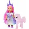 Simba, 105733728, Evi Love Unicorn Arkadaşım, Unicorn Figürü ve Özel Küçük Ahır, Çeşitli Aksesuarlar, Saç Bantlı Tatlı Bir Unicorn Elbisesi İle Birlikte, 12cm