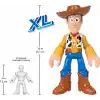 Disney ve Pixar Oyuncak Hikayesinden ilham alan, filmdeki klasik görünüme sahip 24 cmlik bükülebilen eklemli Imaginext XL Woody aksiyon figürü, JMD33