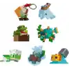 Çocuklar, koleksiyoncular ve hayranlar için Minecraft Mini Figürler Çoklu Paket ve koleksiyona uygun 4 cmlik 7 mini figür seti, JJV92