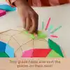 Fisher-Price Ahşap Mandala Yapboz Yürüme çağındaki çocuklar için 40 ahşap parçadan oluşan Fisher-Price Geometrik Mandala Yapboz Blokları HXT94
