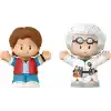 Film hayranları için Little People Collector Geleceğe Dönüş özel seri seti, sergilenmeye uygun paket içinde 2 figür, JFD74