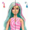 Barbie Pop Reveal Bebek ve Aksesuarlar, Deniz Esintili İçecek Serisi bebek ve evcil hayvan, duyusal gelişime yardımcı slime ve renk değiştiren saçlar gibi 8 sürpriz, JKF62
