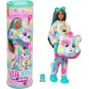 Barbie Cutie Reveal Sevimli Ayıcıklar bebek ve aksesuarları, Mutlu Ayıcık, renk değişimi ve mini ayıcık dahil 10 sürpriz içeren 2. seri, JFV62
