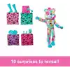 Barbie Cutie Reveal Sevimli Ayıcıklar bebek ve aksesuarları, Mutlu Ayıcık, renk değişimi ve mini ayıcık dahil 10 sürpriz içeren 2. seri, JFV62