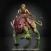 2026 yapımı filmden uyarlanmış Masters of the Universe Chronicles 1:12 ölçekli Battle Cat aksiyon figürü, cam gözler ve eklemli çene, eyerli ve zırhlı kaplan, JKJ32