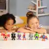 SPIDEY AND HIS AMAZING FRIENDS Marvel, Iron Man ve Müthiş Arkadaşları Örümcek ve Demir Adam: Avengers Takım Oluşturma, 3 İnç Aksiyon Figürü Seti, 3+