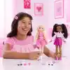 Kahverengi saçlı ve eklemleri bükülebilen Barbie Dream Besties Brooklyn bebek ve aksesuarları, dans temalı oyuncaklar, JKP51