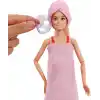 Barbie Parti Paketi bebek ve aksesuarlar, Muhteşem Parti serisi, renk değişimi dahil 10 sürpriz, kırmızı renk ve ışıltı teması, JFY68