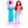 Mattel Disney Prensesi oyuncakları, kuyruğu çıkarılabilir Ariel Vanity Pop deniz kızı bebek, tekrarlanabilir 5 sürprize sahip makyaj masası ve 5 aksesuar, JBF86