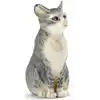 Schleich Oturan Kedi Figürü, 4 cm