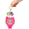 Polly Pocket bebek ve evcil hayvan oyun seti, Sevimli Ayıcık mini oyun seti, anahtarlık ve pelüş, meyve temalı aksesuarlar ve tılsımlar, JKC79