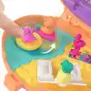 Polly Pocket bebek ve evcil hayvan oyun seti, Sevimli Ayıcık mini oyun seti, anahtarlık ve pelüş, meyve temalı aksesuarlar ve tılsımlar, JKC79