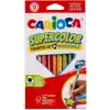 Carioca Supercolor Maxi Üçgen Kuru Boya Kalemi 12Li