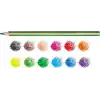 Carioca Supercolor Maxi Üçgen Kuru Boya Kalemi 12Li