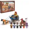 SUNMAN Cowboy Set Askerler Ve Kızılderililier 6 Figürlü 360 Parça
