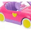 Barbie Chelsea Araç Barbie Chelsea araç seti, sarışın küçük bebek, oyuncak araba ve ayıcık aksesuarı HXN05