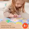 Fisher Price Ahşap Çiçek Yapboz Blokları