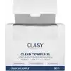 CLASYCARE Clean Towels XL – 50’li Tek Kullanımlık Yüz Havlusu | Ultra Yumuşak, Hijyenik Cilt Bakım ve Makyaj Temizleme Bezi | Hassas Ciltler İçin Dayanıklı ve Seyahat Dostu Bezler