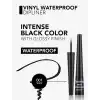 Flormar Suya Dayanıklı Parlak Dipliner (SİYAH) - Waterproof Dipliner - 001 Black - 8690604536498