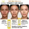 Maruderm SPF 50+ C Vitaminli Güneş Kremi – Aydınlatıcı ve Nemlendirici Geniş Spektrum Güneş Koruyucu, Hyaluronik Asit & Seramid ile, 50 ML