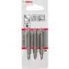 Bosch Professional Accessories Vidalama Ucu, Gri, 3 Adet