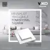 Viko Karre Beyaz Zil Anahtari A.Opp