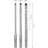 Bosch Professional 3 parça Expert SDS plus-7X Kırıcı Delici Delme Uçları (Yumuşak taş, Sert taş, Beton, Donatılı beton, Beton bina bloku, Ø 6-10 mm, Aksesuar Kırıcı Delici)