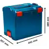 Bosch Professional L-BOXX 374 Taşıma ve Saklama Ekipmanı (Sortimo sistemiyle tüm L-Boxx çantalarla uyumludur)