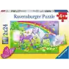Ravensburger 2x24 Parçalı Puzzle Gökkuşağı Atları
