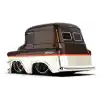 MGA Entertaintment CarTuned S2 1957 GMC Panel Van - Kahverengi Custom Araba
